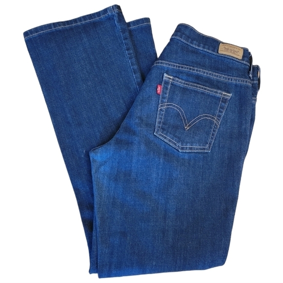 Levi's 515 Bootcut Denim Jeans Size 6 Short - Picture 1 of 4
